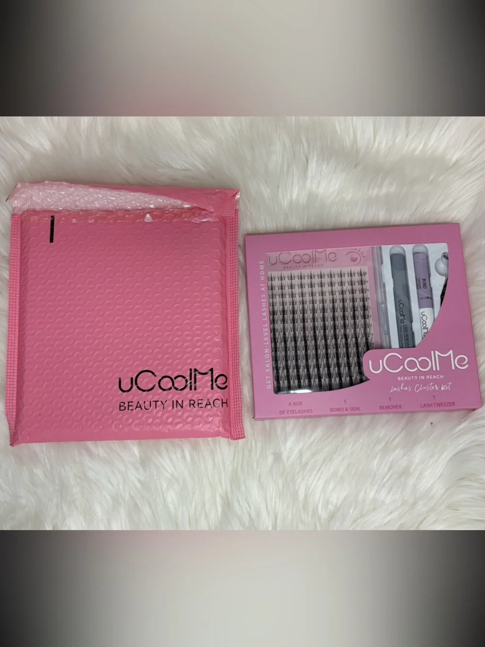 uCoolMe Lash Cluster Kit in Pink